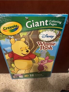 Crayola Giant Winnie the Pooh Coloring Pad - copyright 2011 by Disney.